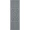 Ekena Millwork True Fit PVC Center X-Board Farmhouse Fixed Mount Shutters, Ocean Swell , 15W x 44H, PR TFP107FH15X044CH - alternate 13